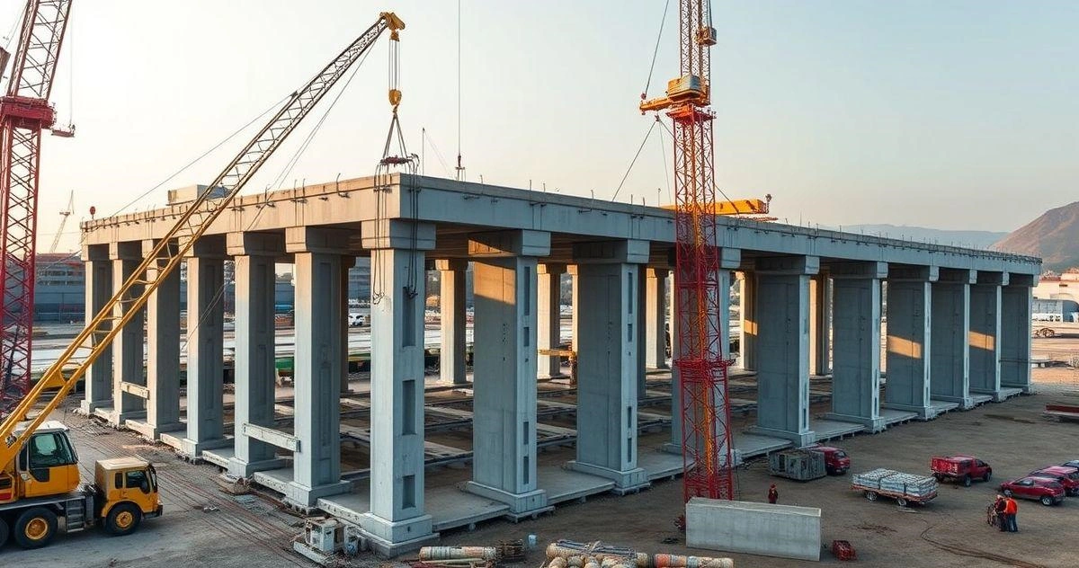 Estruturas pré moldadas de concreto armado